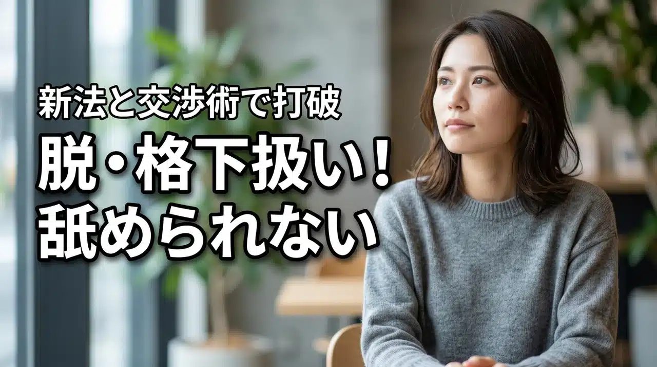 【脱・格下扱い】フリーランスが舐められる悔しい現状を新法と交渉術で打破