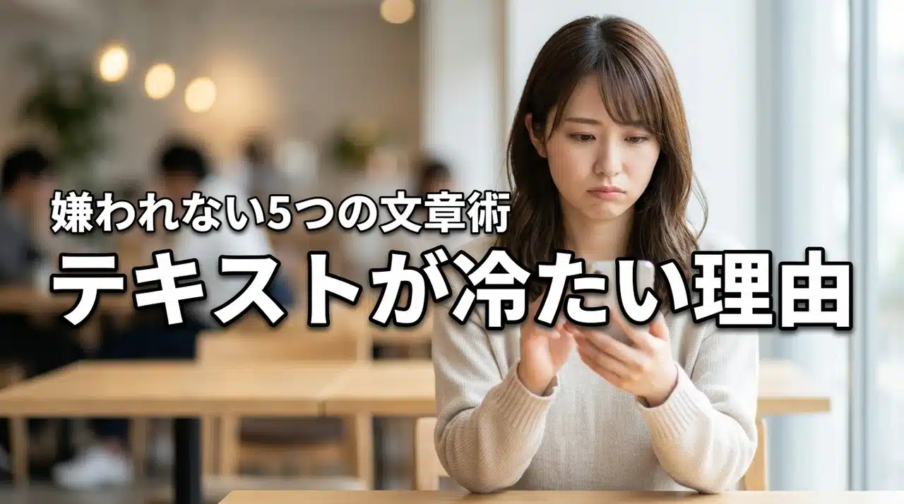 テキストコミュニケーションが冷たいと傷つく理由とは？関係を改善する5つの文章術