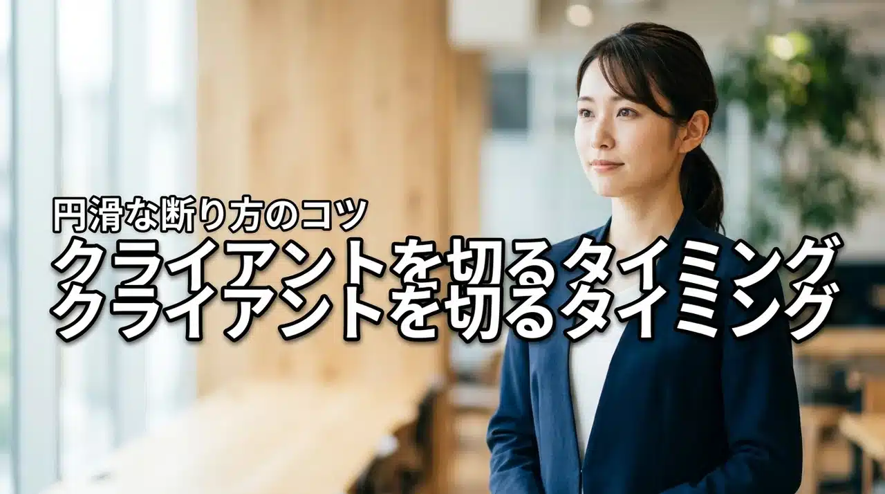 クライアントを切るタイミングで迷ったら？円滑に契約を終了させる最適な断り方