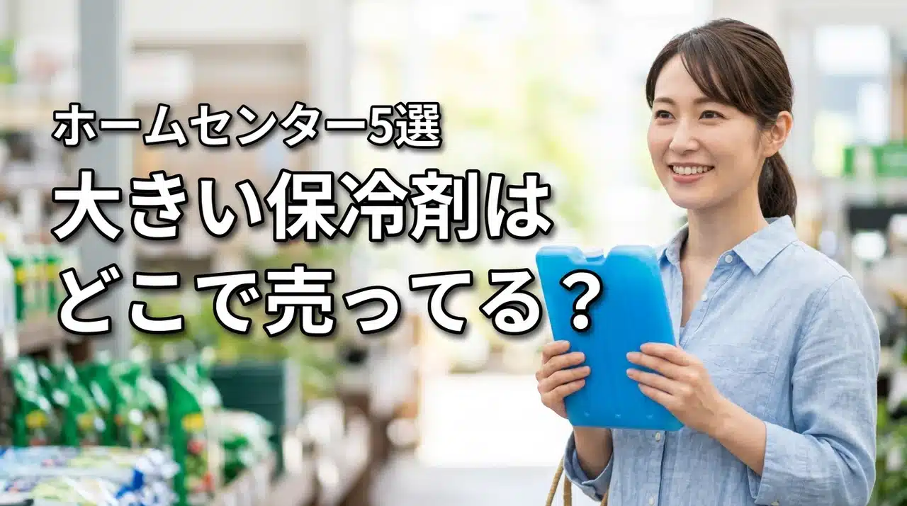 保冷剤の大きいサイズはホームセンターのどこで売ってる？おすすめ販売店5選を紹介