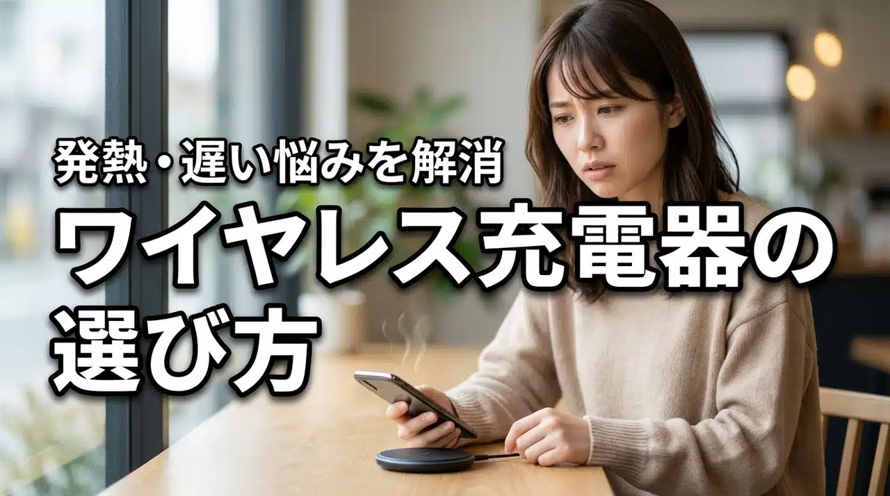 買わなきゃよかった！ワイヤレス充電器の発熱や遅い悩みを解消する正しい選び方