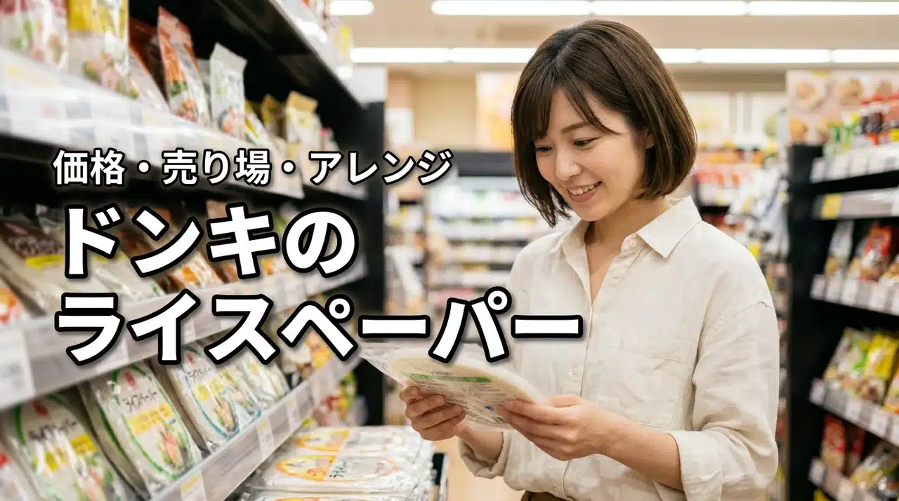 ドンキ売り場・価格徹底調査！アジアン食材ライスペーパーの人気アレンジ自動9900