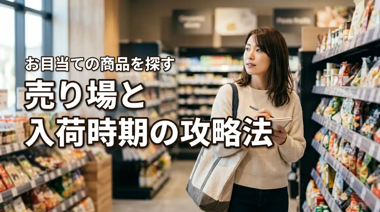 お目当ての商品がない？売り場コーナーと入荷時期を把握して賢く買い物する方法とは