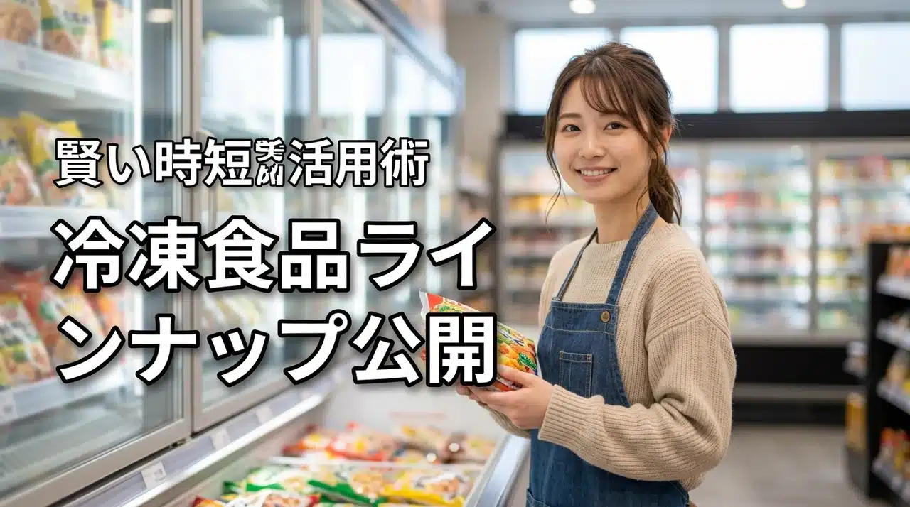 進化する冷凍食品コーナーのラインナップを公開！時短で食卓が彩る賢い活用術