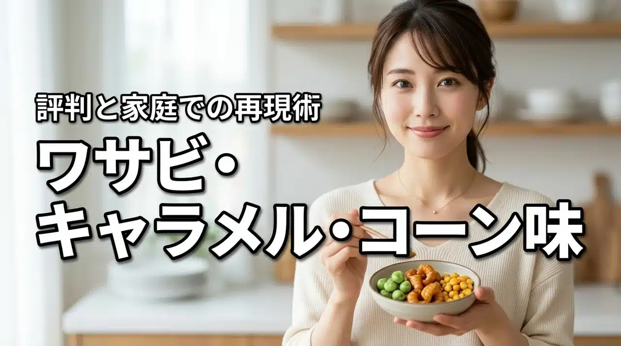 ワサビ・キャラメル・トウモロコシ味は美味しい？評判や家庭でできる再現レシピのコツ