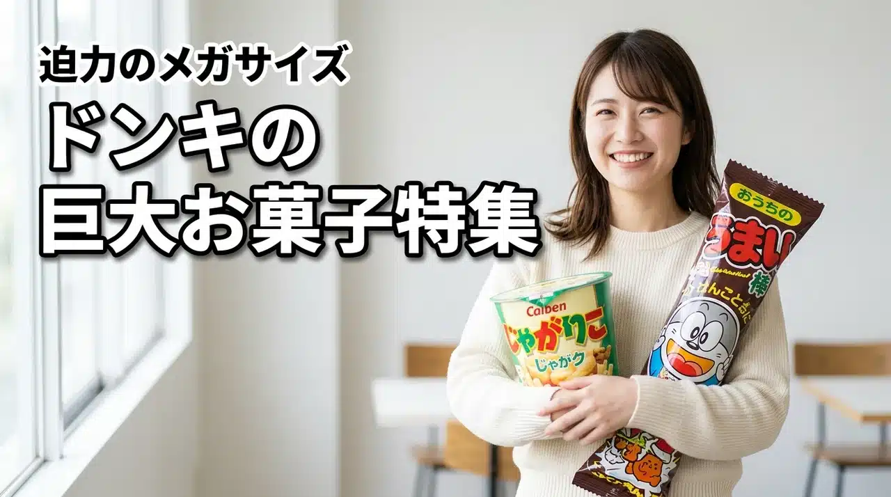 ドンキの「巨大お菓子」特集！じゃがりこ・うまい棒メガサイズ