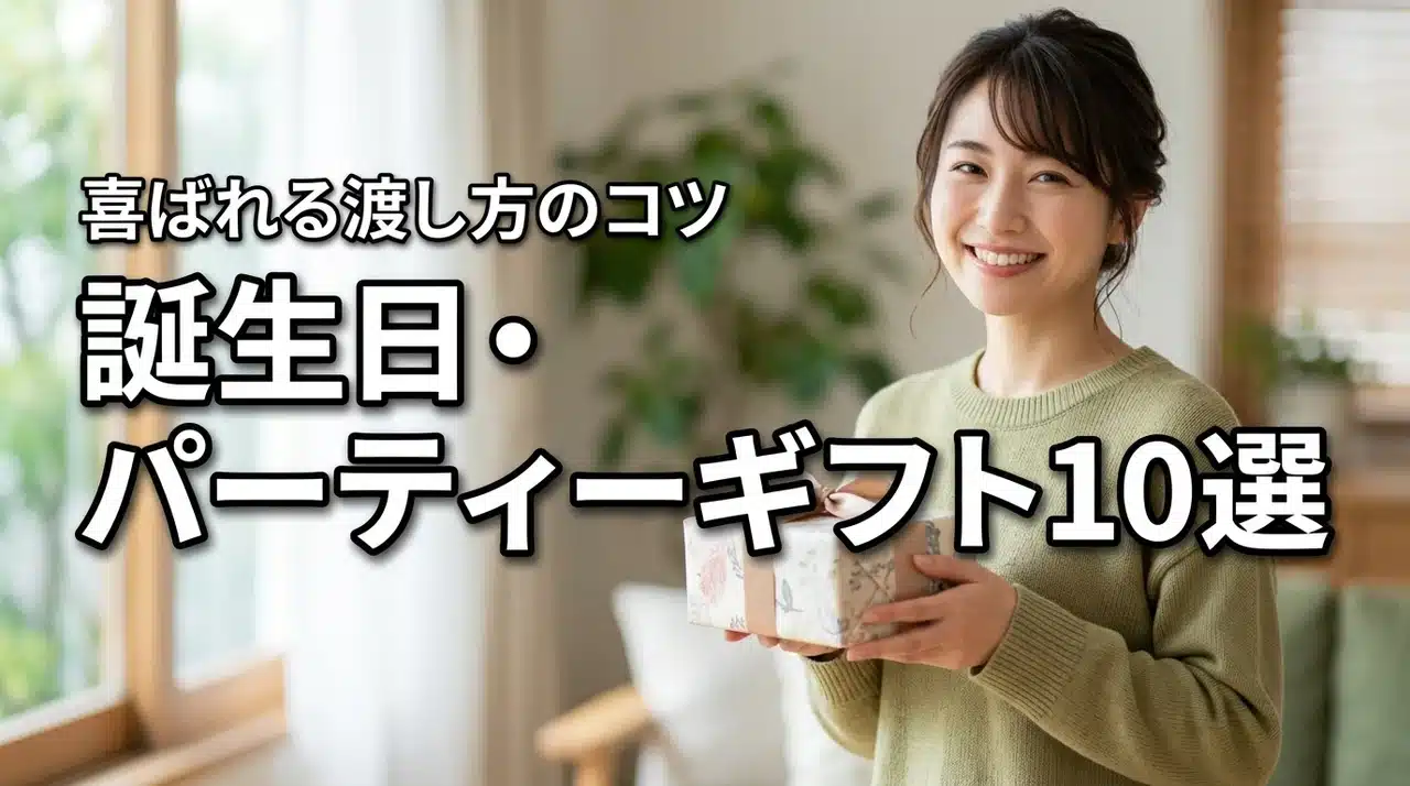 誕生日・パーティーのプレゼントに最適10選！贈るメリット6つと渡し方のコツ