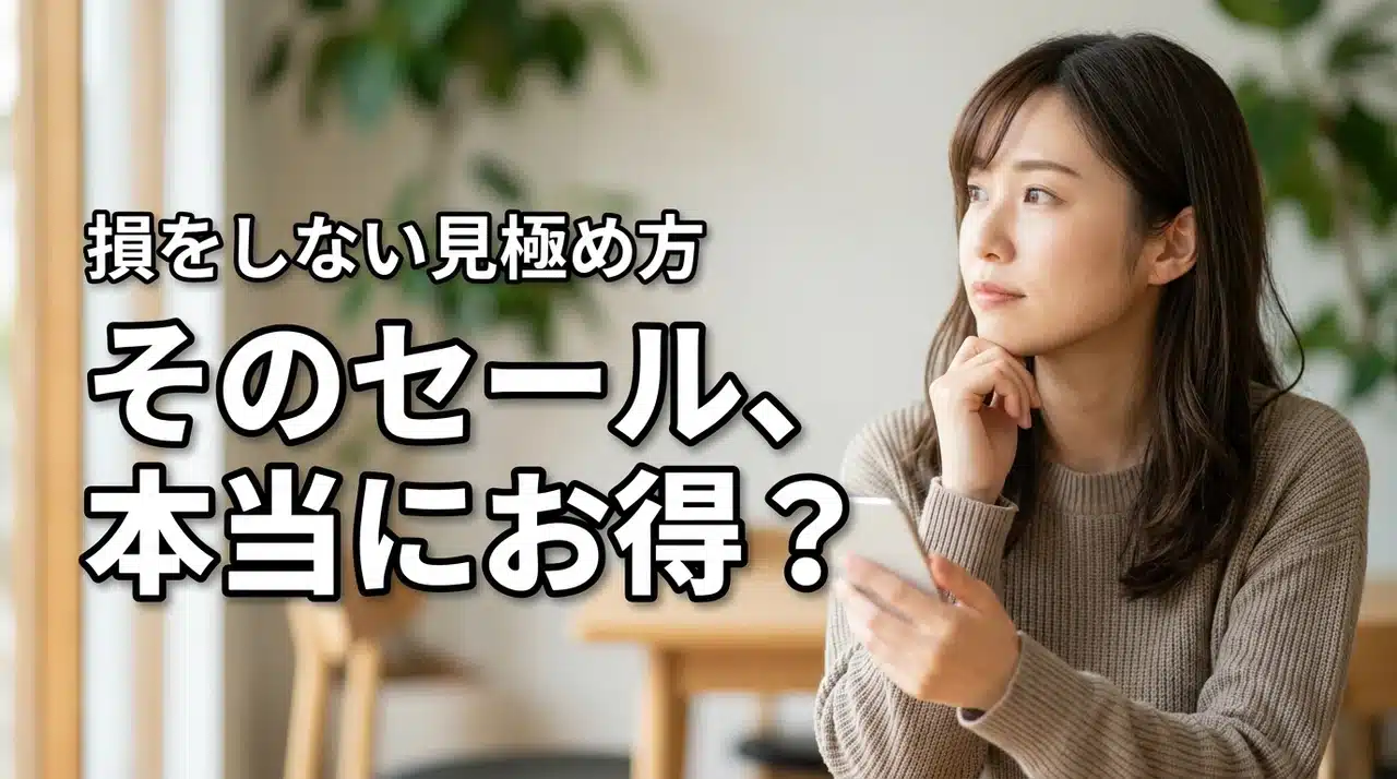 クーポンやメガ安セールでの値引きは本当にお得？損をしない見極め方と注意点を解説