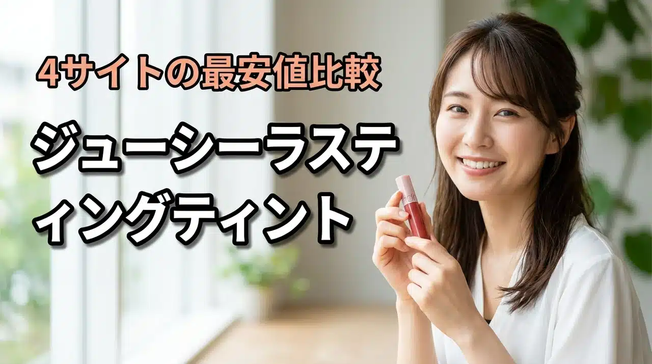 ロムアンドのジューシーラスティングティントの値段を比較！通販4サイトの最安値は？