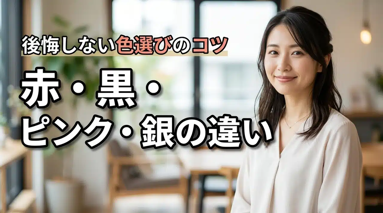 【決定版】赤・黒・ピンク・銀の違いと色選びのコツ！偽物回避と後悔しない選び方