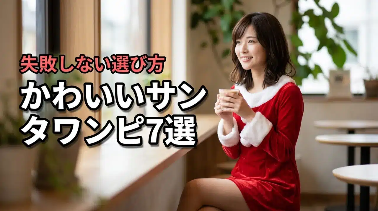 かわいいレディースサンタワンピースおすすめ7選！失敗しない選び方やメリットも解説（記事のアイキャッチ画像）