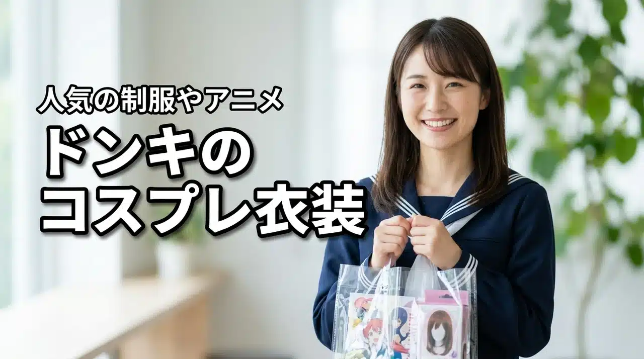 ドンキのコスプレ衣装コーナーが凄い！ハロウィン・制服・アニメ衣装（記事のアイキャッチ画像）