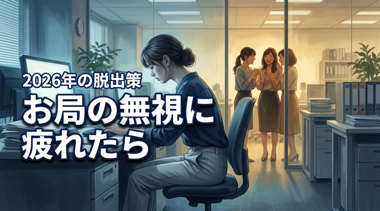 職場のお局の無視に疲れたら逃げていい！パワハラ基準と2026年の脱出策