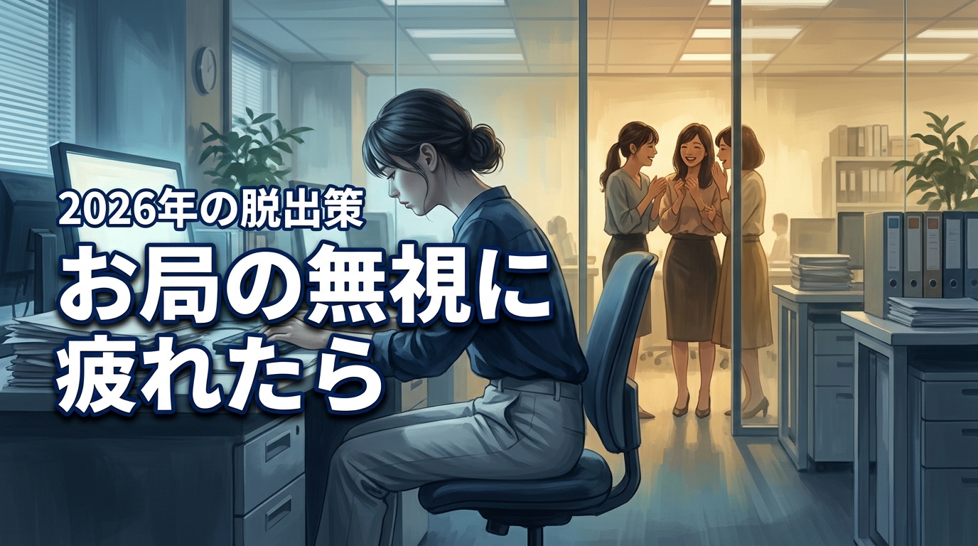 職場のお局の無視に疲れたら逃げていい！パワハラ基準と2026年の脱出策