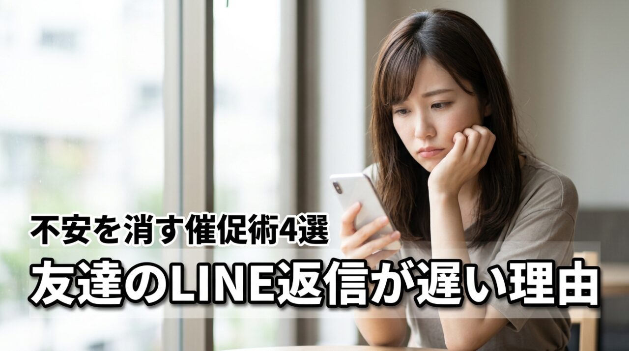 友達のLINEの返信が遅くなった理由は？寂しい不安を消す対処法と催促術4選