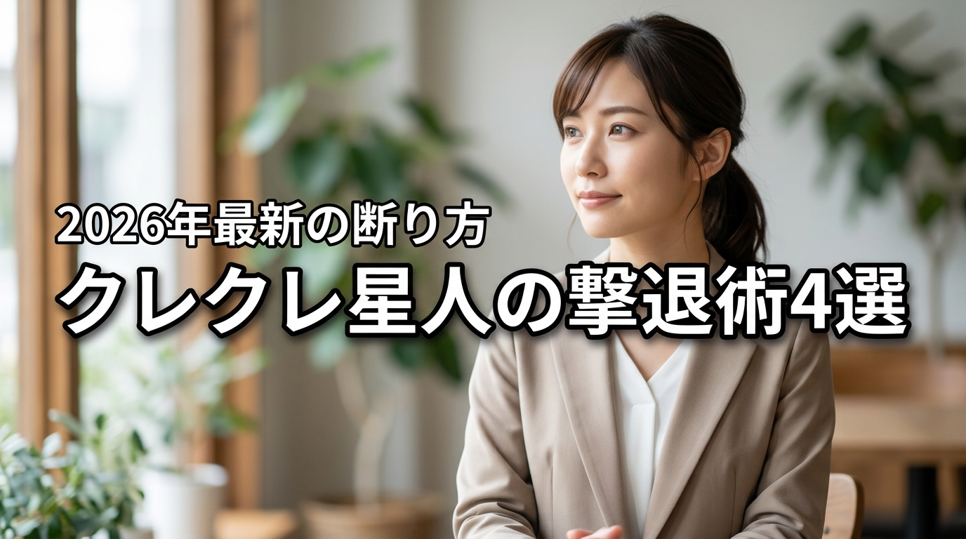 2026年最新｜無料相談のクレクレ星人を撃退する心得と断り方テンプレート4選