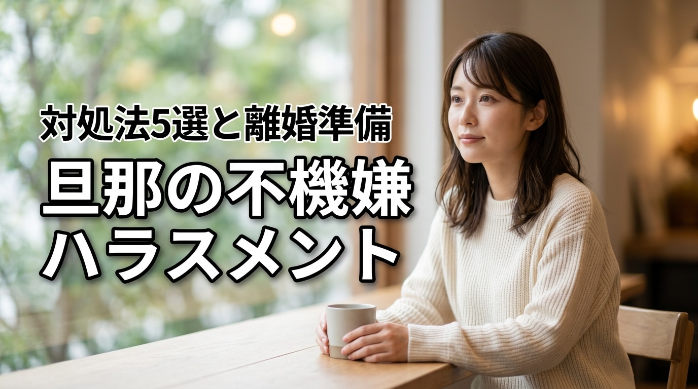 旦那の不機嫌ハラスメントへの対処法5選！子供への影響や離婚の進め方も紹介